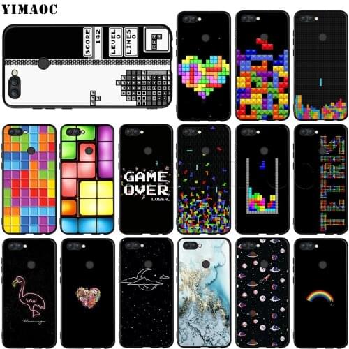 YIMAOC Tetris Silicone Case for Huawei Honor 6a 7a 7c 7x 8 9 10 Lite Pro Y6 Prime 2018 2017