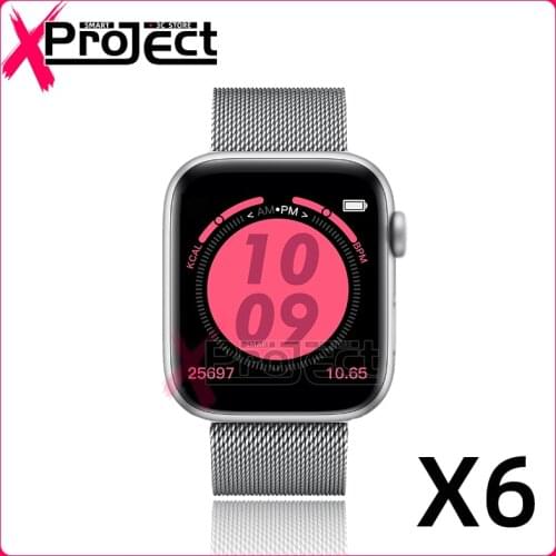 X6 Smart Watch Men Women Heart Rate Monitor Sport Activity Tracker reloj Smartwatch for ios pk iwo 12 Series 6 G500 X7 FT50 G65L
