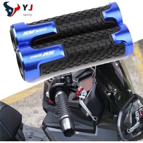 FOR SUZUKI SV650 SV 650 SV 7/8'' 22MM High Quality Universal Anti-Skid Rubber Hand End Grips racing handlebar grip handle bar