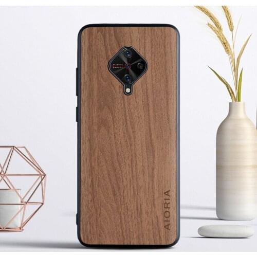 Vintage case for Vivo S1 Pro soft TPU&Hard PC&PU leather skin covers coque fundas covers for Vivo S1 Pro