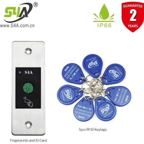 S4A High Quality Access system fingerprint reader Fingerprint Access Control Card System IP66 Weatherproof Embedded installation