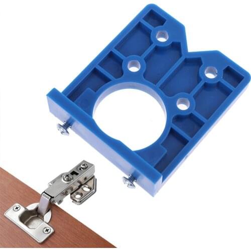 35mm DIY Locator Accurate Woodworking Mounting Hinge Drilling Jig Guide Door Hole Opener Concealed Cabinet Accessories Tool