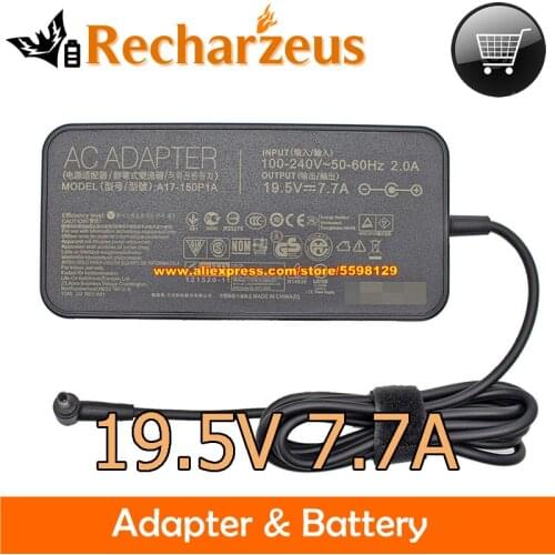 19.5V 7.7A Adapter A17-150P1A ADP-120ZB BB ADP-150NB D ADP-150VB B Charger For UX580G Ux550G MS-16J1 GL703 GL503 G74SX N193 F630