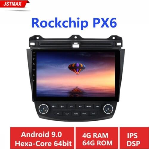 10.2"Car multimedia 1 Din TDA7850 Radio Android 9.0 for Honda Accord GPS 2003 2004 2005 2006 2007 Navigation 1080P Wi-Fi 64G ROM