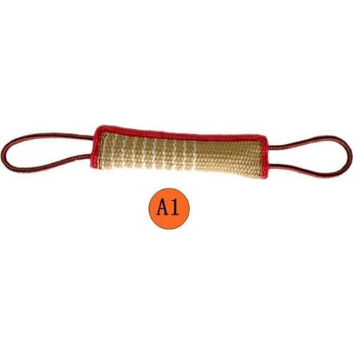 Drill Dog Hemp Bite Stick for Large Small Pet Toy Interactive Chew Sticks Clean Teeth Durable Dogs Accessories Supplies