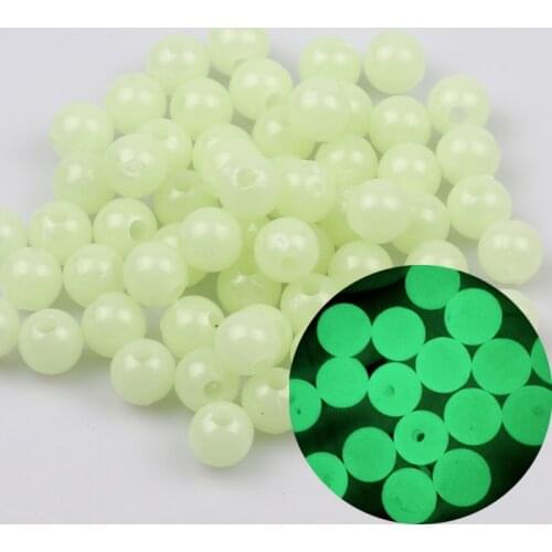 4/6/8/10/12mm Woman Men Luminous Beads Glow In The Dark Acrylic Beads For Jewelry Making Bracelet Beaded Necklace DIY Accessory