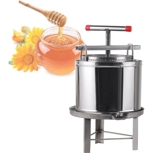 Household Honey Wax Press Machine Stainless Steel Beeswax Presser Waxing Squeezer Machine Potable Beekeeping Home Tools Supplie