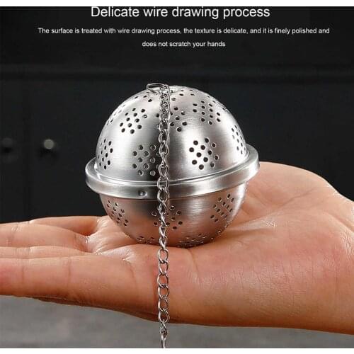 Tea Filter Ball Stainless Steel Ball Tea Infuser Mesh Filter Multifunctional Strainer Home Kitchen Tools new