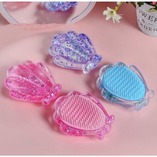 Kids Comb With Airbag Massage Hairdressing Anti-static Barbers Comb For Girls, Hair Accessories Barber Hair Brush Combs