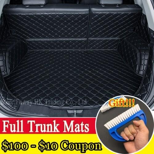Good quality Custom Full trunk 3D mats auto leather pad for Toyota Camry Corolla RAV4 Civic Highlander Land cruiser Reiz