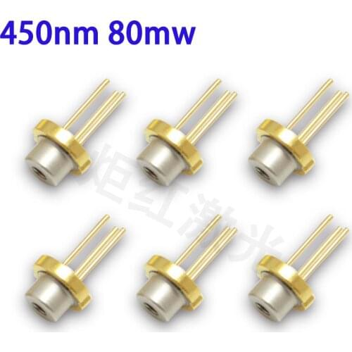 PLT5 450B/PL450B/GH04580A2G 5.6mm/φ3.8mm Blue 450nm 80mw-100mW Laser Diode (Single Mode)