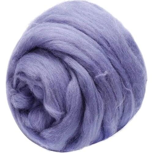 LMDZ Wool Felting Supplies, 100% Pure Wool, Chunky Yarn, Spinning Wool Roving for Needle Felting Wet Felting DIY Hand Spinning