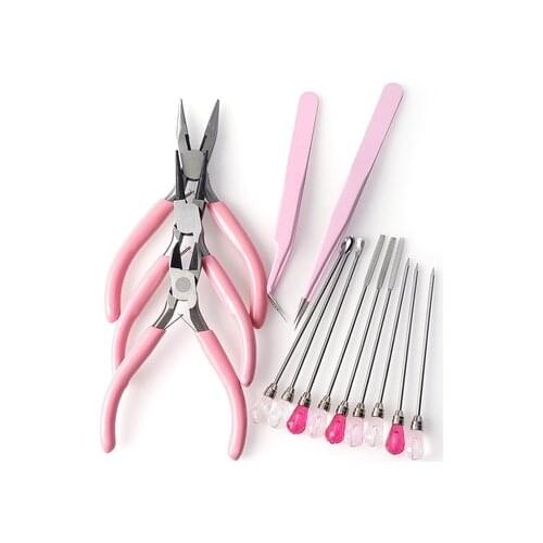 Spoon Tweezers Pick-Up Poke Needle Spoon Tools DIY Craft Silicone UV Epoxy Resin Clay Mold Tool