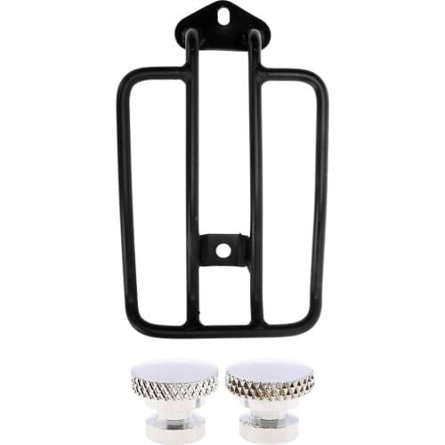 Motorcycle Black Rear Luggage Tail Frame Roof Rack ＆Bolts For XL883