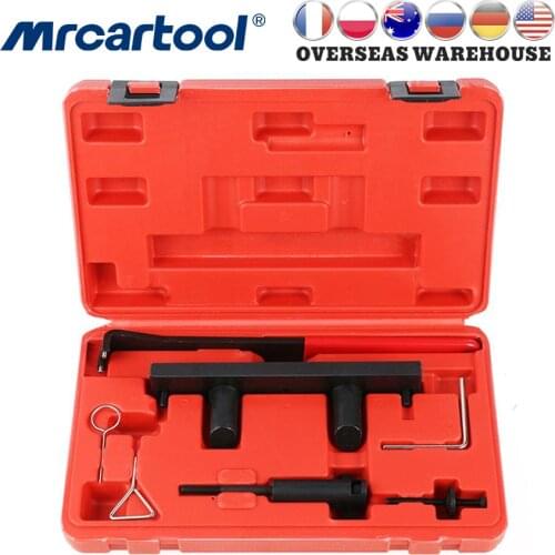 MR CARTOOL 7pcs Engine Camshaft Cam Alignment Timing Locking Kit For Audi A6L 2.0T A4L T10252 Auto Repair Professional Tools