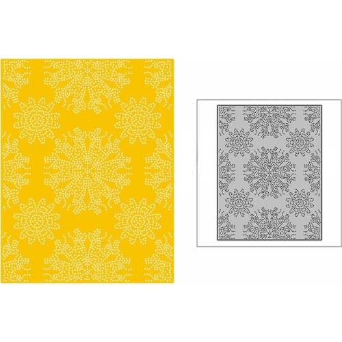 New Beautiful Winter Snowflake Background Craft Embossing Mold 2021 Metal Cutting Dies for DIY Scrapbooking Album Card Making