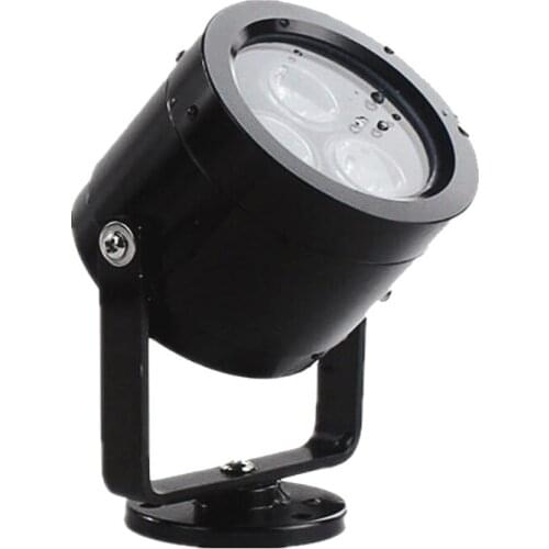 Outdoor LED Pool Underwater lamp IP67 LED Light 3W 12V Pond Fountain Outdoor Round Spot Floodlight Silver/Black Free Shipping