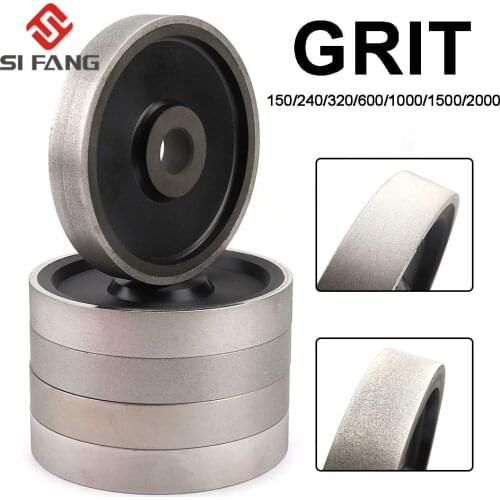 6inch 150mm Diamond Grinding Wheel Diamond Coated Soft Resin Grinding Wheel For Gem Jade Polishing Abrasive Tool 150-2000