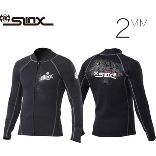 SLINX Unisex 2mm Neoprene Men Scuba Diving Suit Snorkeling Spearfishing Wetsuit Kite Surfing Windsurf Swimwear Keep Warm Jacket