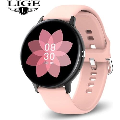 LIGE New Women Smart Watch Bluetooth Call Heart Rate Monitoring Ladies Sports Wristband Smart Clock Fitness Tracker Smartwatch