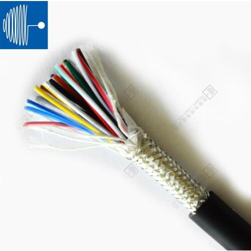 TRIUMPHCABLE Wire 20886 pvc jacket multi-core shielded cable 0.34/0.75MM anti-interference control line signal with multi core