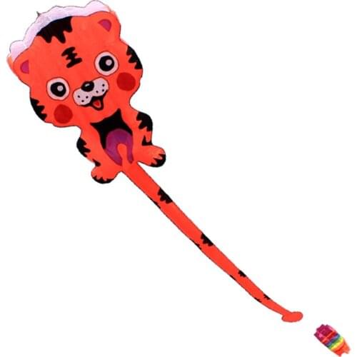 Outdoor Fun Sports NEW Nylon Cloth Power Carton Tiger Software Kite Good Flying