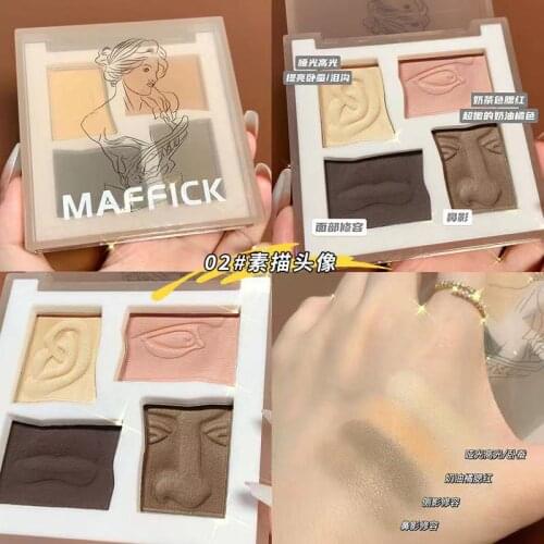 MAFFICK Sculptor David Repairing High-Gloss One Palette Matte Brightening Nose Shadow Shadow David Repairing Palette Female