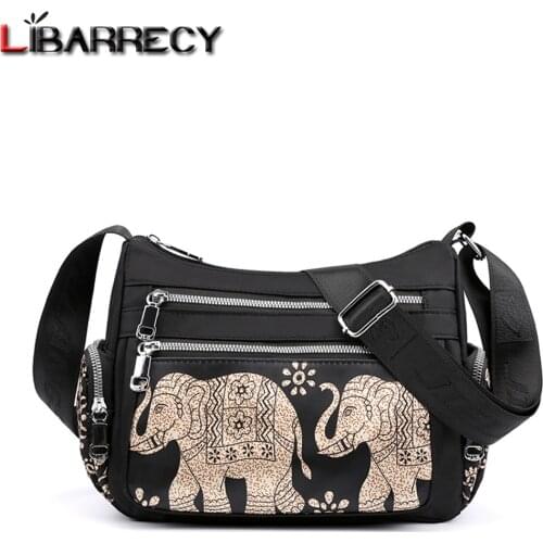 High Quality Oxford Cartoon Pattern Ladies Messenger Bags New Fashion Wallet Shoulder Bag Casual Women Multifunctional Bags Sac