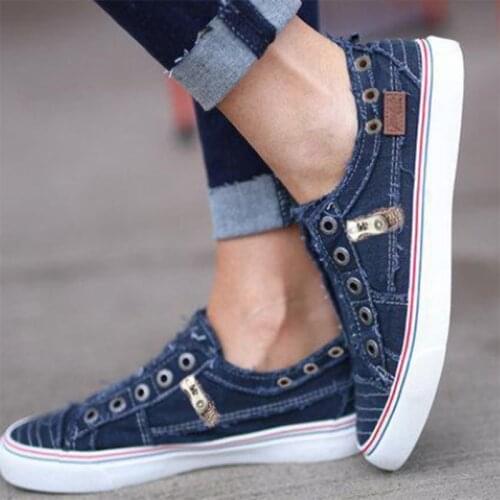Dwayne Spring Summer Sneakers Womens Canvas Shoes Female Vulcanize Flats Denim couple shoes zapatillas mujer 658