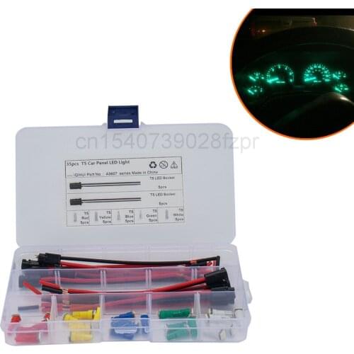 35 Only - T5 Automobile and Motorcycle Refitted Led, Turn Signal Lamp and Side Marker Lamp with Lamp Holder