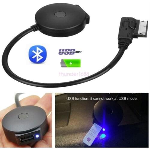 Wireless Bluetooth music Adapter USB flash Drive Cable MP3 for Audi A3 A4 A5 A6 Q5 Q7 AMI MMI 3G 3G+ VW MDI system