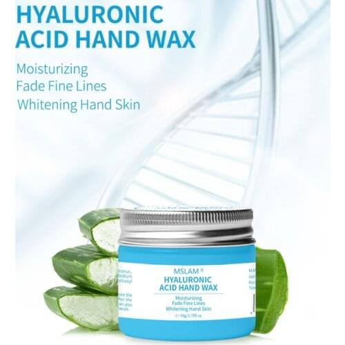 50g Hyaluronic Acid Exfoliating Hand Wax Hand Film Repair Calluses Film Hand Skin Cream Anti-Aging Moisturizing Hand Cream
