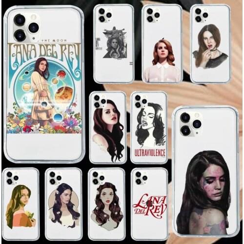 Lana Del Rey Lust for Life Phone Case Transparent soft For iphone 5 5s 5c se 6 6s 7 8 11 12 plus mini x xs xr pro max