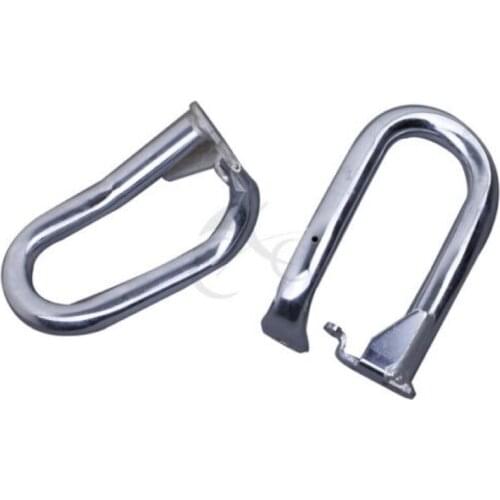 Motorcycle Left Right Side Rear Engine Seddlebag Guard Fit Honda Goldwing GL1800 2001-2014 F6B 2013-2015 2014 Black/Chrome