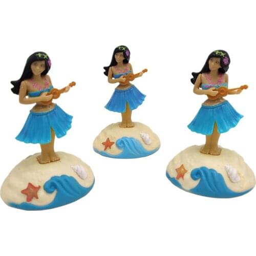 New Fashion Solar Powered Dancing Girl Swinging Animated Bobble Dancer Toy Car Dashboard Decor Acessories Kids Toys Gift