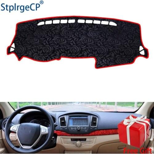 Latest Rose Pattern Non-slip Car Dashboard Cover Dash Mat Pad DashMat ANti-UV Car Sticker for ROEWE 350 2010-2015 Car Styling
