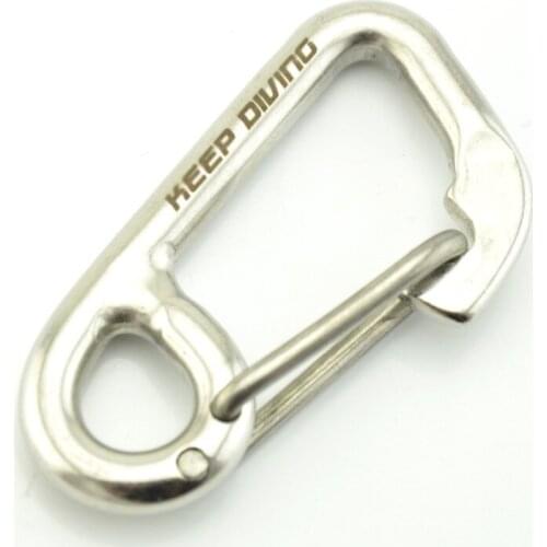 316 Stainless Steel Simple Hook Safety Diving Buckle Diving Durable Clip Hook Bolt Snap Scuba Diving Buckle Kayak Accessories