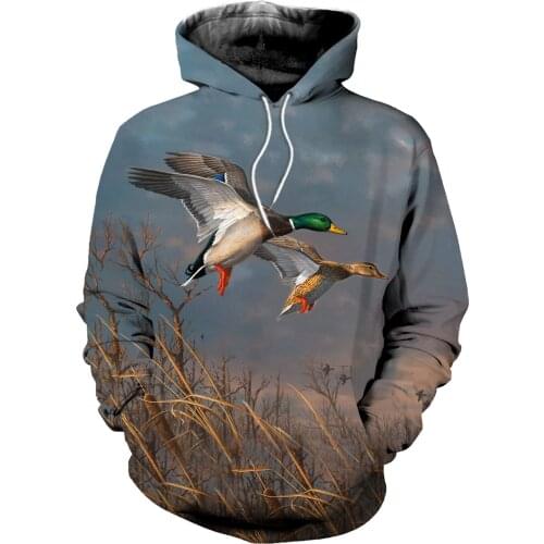 Drop shipping 3D printed animal Ducks Hoodies Fashion Men Sweatshirt / zip Hoodie Unisex Casual Hoody Pullovers Streetwear