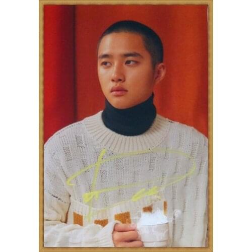 Hand signed EXO D.O. Doh Kyungsoo autographed photo 6 inches free shipping K-POP 022018