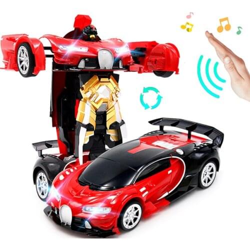 Transformers 1:12 36cm Transformation RC Car Robot Fighting Robots Modle Deformation Remote Control Cars Toys Gifts for Children