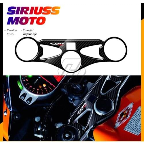 3D Carbon-look Upper Triple Yoke Defender Case for Honda CBR1000RR 2008-2016