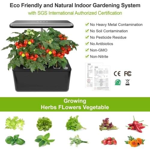 Smart Garden Hydroponics Growing System Indoor Gardening Hydroponics Grow Kit Automatic Timer Germination Kit Indoor Gardening