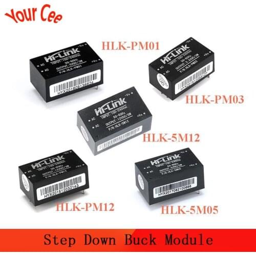 HLK-PM01 HLK-PM03 HLK-PM12 HLK-5M05 HLK-5M12 AC-DC 220V to 5V 3.3V 12V 5V700mA Power Supply Module AC DC Step Down Buck Module