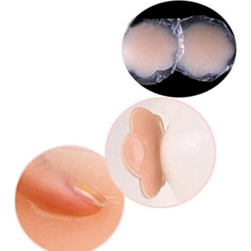 1 Pair Silicone Nipple Tape Nipple Cover Bra Pad Patch Breast Shaper NIN668