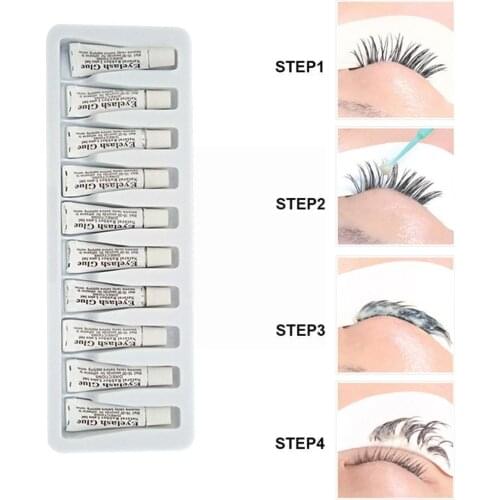 1PCS Glue Transparent White Deep Black Waterproof False Eyelash Eyelash Tools Glue Cosmetic Eyelash Glue Glue Professional J5M8