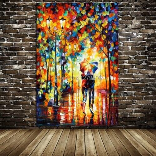 100%Handpainted Modern Knife Oil Painting On Canvas Art Pictures For Room Decor Wall Painting HangBeautiful Craft