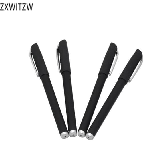 2pcs Classic high quality matte gel pen 0.5 mm bullet black pen suitable for teaching office learning