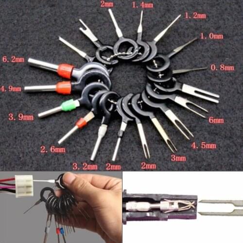 High Quality 21Pcs Car Wiring Terminal Removal Repair Tool Connector Pin Extractor Puller Car Accessories