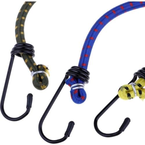 6 pcs Bungee Cords with Hooks Heavy Duty Assortment Canopy Ties Premium Quality Bungie Cord Set