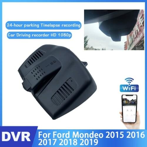 Car DVR Hidden Driving Video Recorder Car Front Dash Camera For Ford Mondeo 2015 2016 2017 2018 2019 Night vision Full HD 1080P